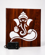Divine Ganesha RGB Wall Light – 12 Inch Smart LED Spiritual Wall Décor with App Control & Music Sync