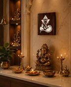 Divine Ganesha RGB Wall Light – 12 Inch Smart LED Spiritual Wall Décor with App Control & Music Sync