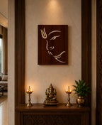 Lord Venkateswara Balaji RGB Wall Light – 12 x 16 Inch Smart LED Wooden Spiritual Wall Décor with App Control & Music Sync