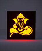 Divine Ganesha RGB Wall Light – 12 Inch Smart LED Spiritual Wall Décor with App Control & Music Sync