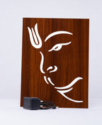 Lord Venkateswara Balaji RGB Wall Light – 12 x 16 Inch Smart LED Wooden Spiritual Wall Décor with App Control & Music Sync