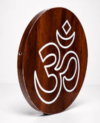 Om RGB Wall Light – 12 Inch Smart LED Wooden Spiritual Wall Décor with App Control & Music Sync